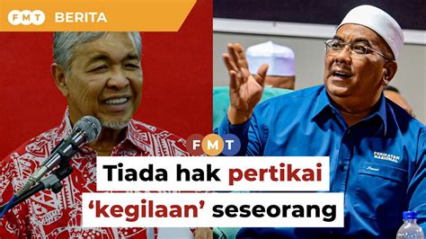 Saya Tiada Hak Pertikai Kegilaan Seseorang Zahid Ulas Sanusi YouTube