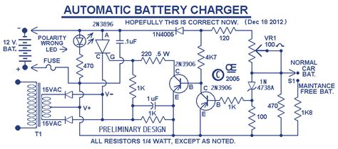 Circuits Of Scr Based Battery Charger