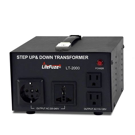 Buy Litefuze Lt Series 2000 Watt Voltage Converter Transformer Step Up