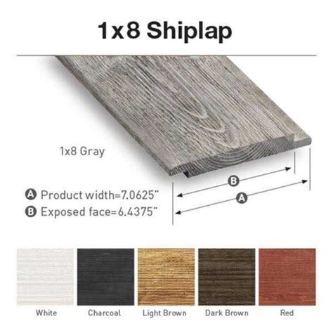 Ufp Edge In X In X Ft Barn Wood Shiplap Pine Board Pack