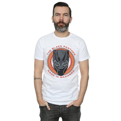 Marvel Mens Black Panther Made In Wakanda Red T Shirt Walmart