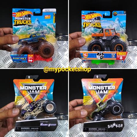 12 Each Hot Wheels MONSTER TRUCKS Spin Master MONSTER JAM Assortment 02 Hobbies Toys