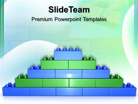 Giant Building Blocks Powerpoint Templates Lego Brick Wall Construction Ppt Slides | Template ...