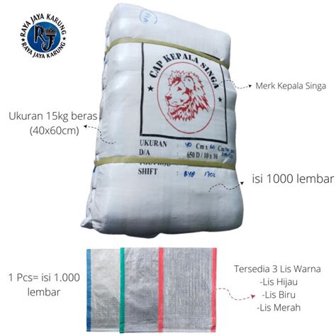 Karung Beras 15kg Transparan Isi 1000 Lembar 1 Ball Lazada Indonesia