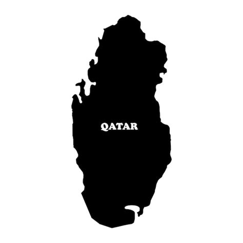 Icono De Mapa De Qatar Vector Premium NBKomputer