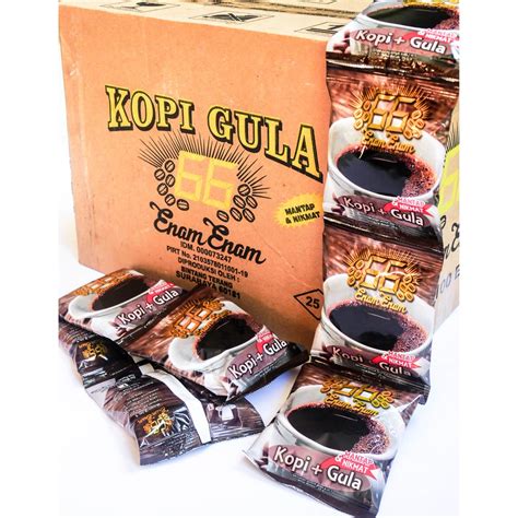 Jual Kopi 66 Kopi Gula Renteng Renceng Isi 10 Sachet 25gr