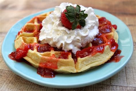 Strawberry Waffles RecipeBoy