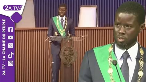 INEDIT Discours historique du Président Bassirou Diomaye Faye pleine