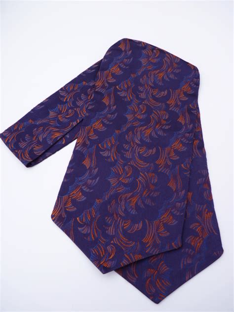 Purple Orange Blue Self Tie Day Cravat Pocketwatch Waistcoats