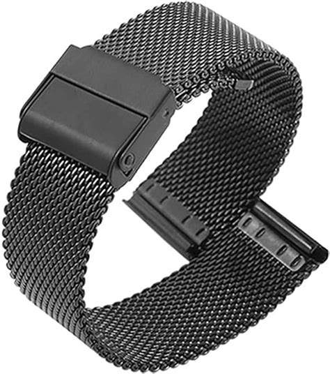 Ersatz Watch Armband Uhrenarmband Edelstahl Mesh Schnellverschluss