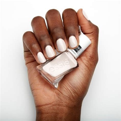 First Fitting White Gel Couture Longwear Nail Polish Essie
