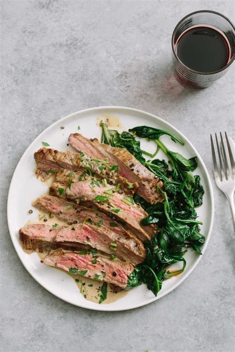 Recipe Flank Steak With Bourbon Cream Sauce The Kitchn