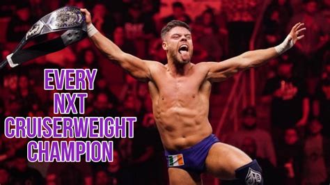 Every Nxt Cruiserweight Title Change Reupload Youtube