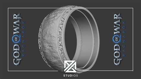 3D file DRAUPNIR RING GOD OF WAR RAGNAROK 💍・Model to download and 3D ...