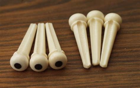 Bone Guitar Bridge Pins Size 2A