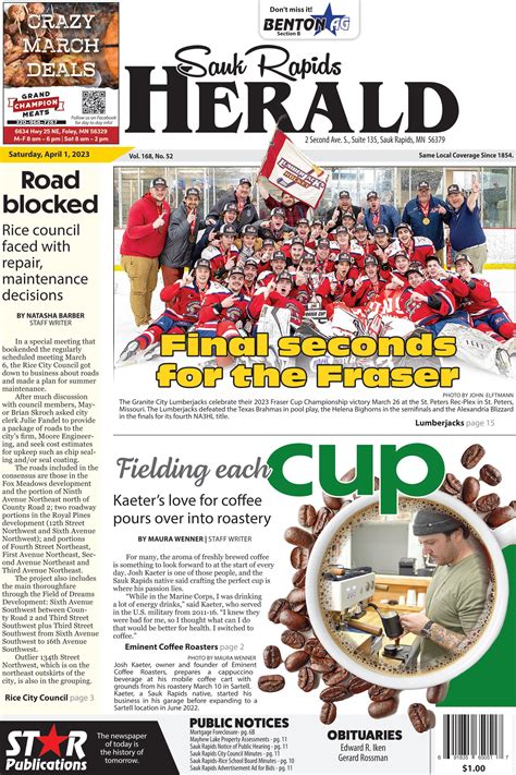 Sauk Rapids Herald April By Star Publications Issuu