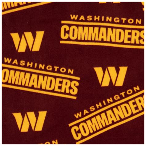 Nfl Washington Commanders Fleece Fabric Hobby Lobby 955534