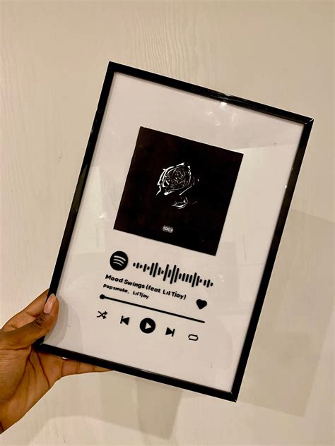 Spotify Song Plaque Template