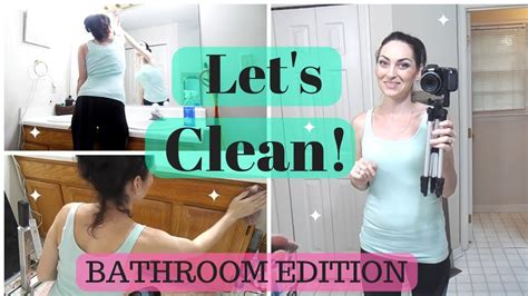 Clean My Bathroom With Me Extreme Cleaning Motivation Life With