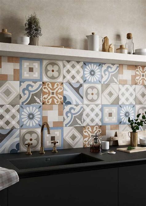 Arredare La Cucina Con Le Piastrelle Cementine Piastrelle Decorative