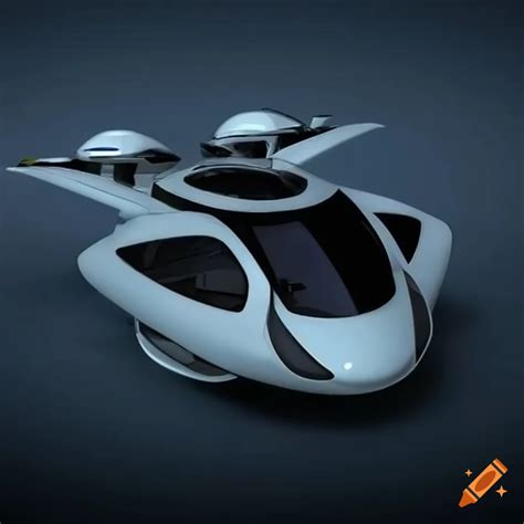 Futuristic Flying Car On Craiyon