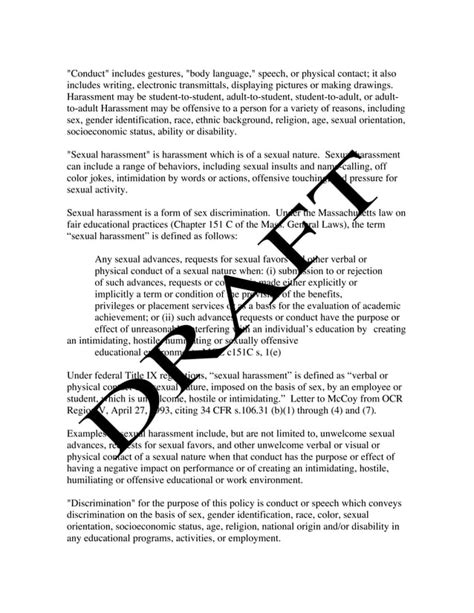 Anti Discrimination Policy Pdf