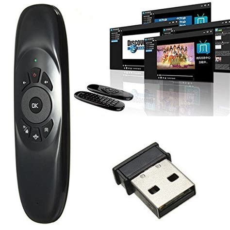 ANDROSET Mini 2 4G Wireless 6 Axis Gyroscope Air Mouse Remote Control