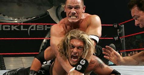 John Cena Once Choked Out Edge Live On Ppv Thesportster