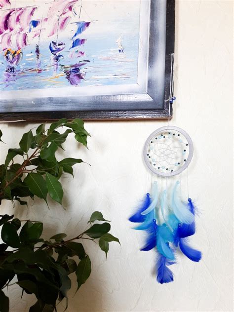 Sea Color Dream Catcher Small Dream Catchers Dreamcatcher Etsy