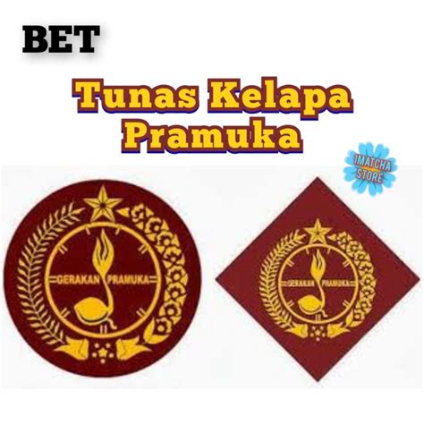 Jual Bet Badge Tunas Kelapa Tanda Pelantikan Pramuka Siaga Penggalang