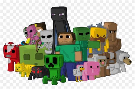 Todos Os Personagens Do Minecraft Free Transparent Png Clipart Images