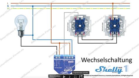 Shelly F R Einfache Wechselschaltung Shelly Simon Community