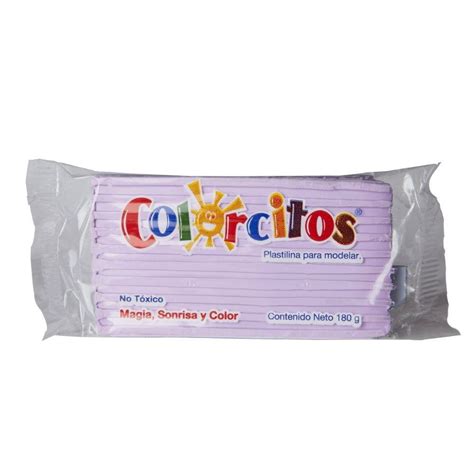 Plastilina Colorcitos Barra Lila Pastel G Walmart