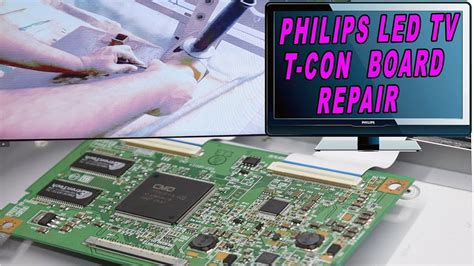 Philips Lcd Tv Repair T Con Board Issue Fade Colour YouTube