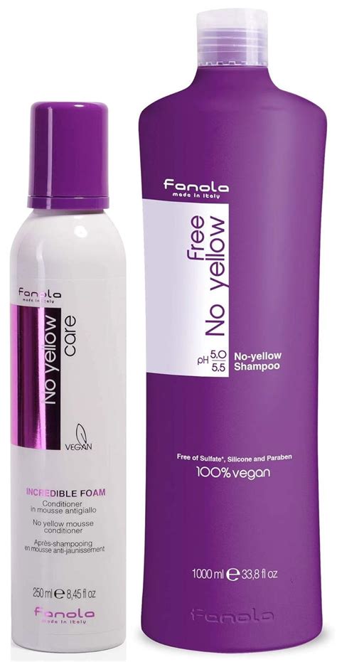 Amazon Fanola No Yellow Care Incredible Foam Conditioner With