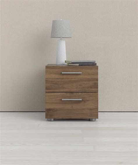 Two Drawers Modern Nightstand Sanfurniture Ae