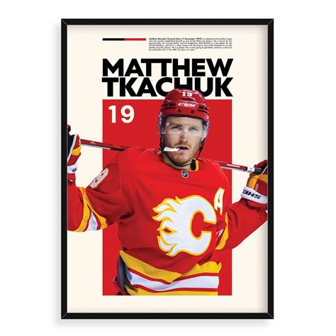 Matthew Tkachuk Calgary Flames High Resolution Sports - Etsy