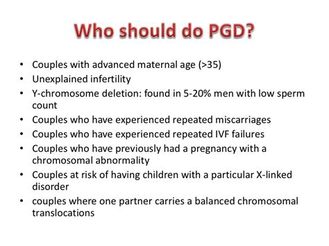 Preimplantation Genetic Diagnosis