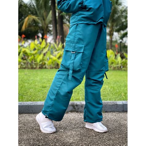 Jual Celana Cargo Harajuku Celana Saja Warna Bahan Parasut Unisex