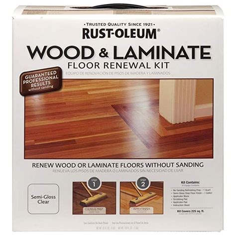 Rust Oleum 264869 Wood And Laminate Floor Renewal Kit Laminate