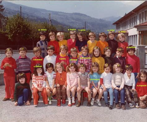 Photo De Classe 3 Année De Maternelle De 1973 Ecole De Labbaye