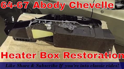 1966 1967 Chevelle Factory Air Conditioning Heater Box Restoration