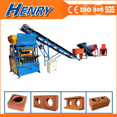 Hr4 10 High Production Automatic Clay Interlocking Brick Machine Soil