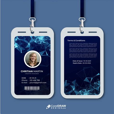 Id Card Template Ai Scannable Id Card Maker Id Card News Online