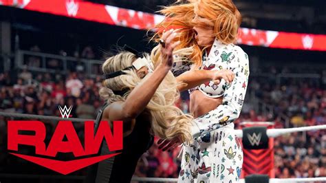 Becky Lynch Attacks Trish Stratus And Zoey Stark On “miz Tv” Raw