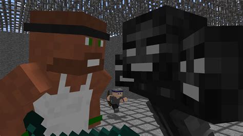 The Wither Stands Minecraft Fight Animation YouTube