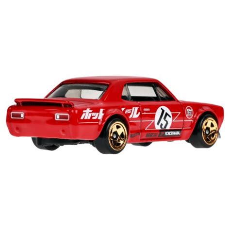 Miniatura Carro Nissan Skyline HT GT X J Imports Vermelho Cm Hot Wheels