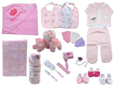 Enxoval Recem Nascido - Kit enxoval bebê 25 peças básicas para recém nascido - kit001 ...