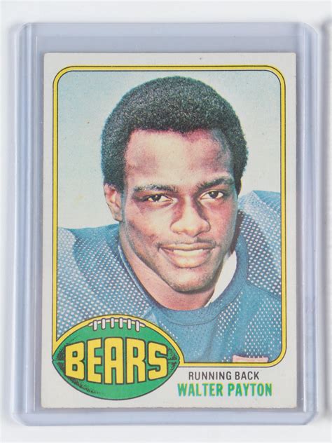 walter payton rookie card 2