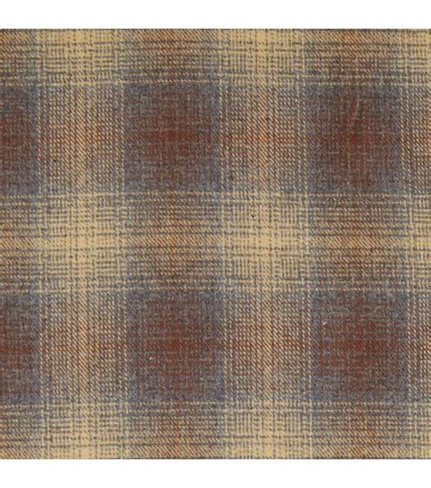 Plaiditudes Brushed Cotton Fabric Blurred Brown Tan Blue Plaid Joann In 2023 Brushed Cotton